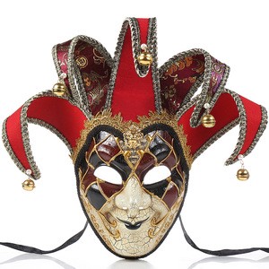 Wholesale Venice Masquerade Creative Party Masks New Carnival Vintage Jolly Joker Venetian Masquerade Masks