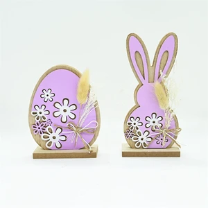 Hot Selling Handcrafted Eco-Friendly Easter Wood Crafts Easter Egg