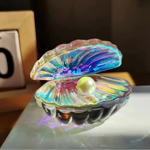 Luxury Crystal Shell Figurine Wedding Favor Souvenir Perfect Gift for Easter Mother's Day Thanksgiving,Christmas Home Decor