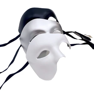 Men Venetian Masquerade Mask Plastic Half Face Steampunk Gothic Phantom of the Opera Mask Carnival Ball Party