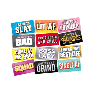 Customized PVC Sign Board Photo Booth Props Cheering Props Liquor Pvc Photo Booth Props Signs