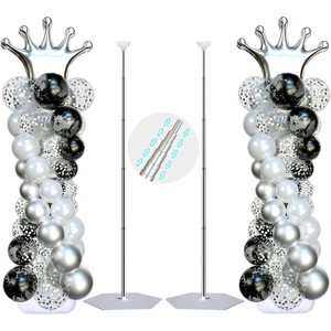 Balloon Arch Stand Balloon Arch Kit Adjustable Metal Balloon Column Stand for Party Decorations Wedding Birthday