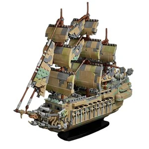 Funbuild MOC-232567 the Flying Dutchman Educational Puzzle Boat Toys Pirate Ship the Ruined King Model Building Blocks Sets