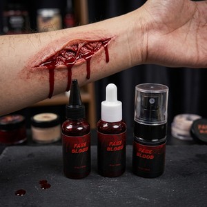 2026 New Smudge Proof Long Lasting Professional Zombie Walk Halloween Film Body Face Paint Makeup Sealer Pro Stage Blood