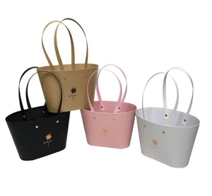 Valentine's Day Special Flower Box Flower Basket Portable Flower Gift Box