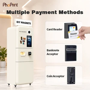 New Trend Design Selfie Photo Printer Machine Fridge Magnet Photobooth For Bar Event Shopping Mall