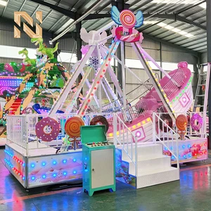 Nova Rides Children Park Kids Rides Mini Pirate Ship Theme Park Carnival Fairground 8-12 Seats Mini Pirate Ship Ride