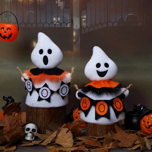 Halloween Thriller Ghost Doll Eco-friendly Cloth Scarf Doll Gift Ornament Decoration for Cosplay Parties