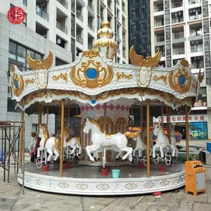 Best Price Playground Amusement Park Kids Rides Carousel Merry Go Round For Sale