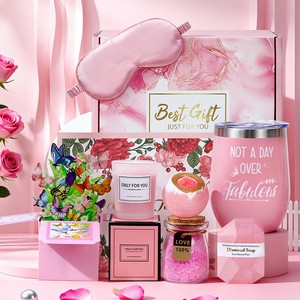 Fathers Day Wedding Favor Pink Spa Christmas Gift Set Valentines Day Gifts for Women Birthday Gift
