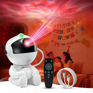 Astronaut Galaxy Projector Starry Sky Night Light With Remote Control For Bedroom Party Decor Gift