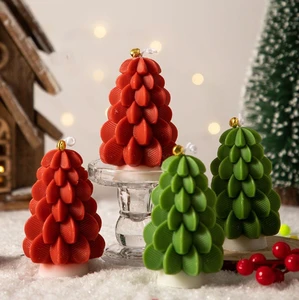 Luxury Handmade Christmas Tree with Gift Ins Creative Home Decoration Set Shooting Props Scented Candles Cartoon Shape