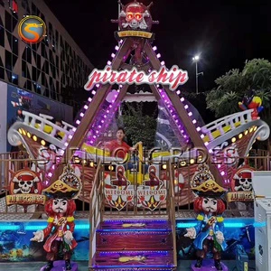 Carnival Game Ride Mini Pirate Theme Park Pirate Ship Ride