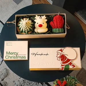 Hot Selling Christmas Candle for Decoration Wholesale Soy Wax Scented Candles Gift Creative Christmas Tree Luxury Gift Set