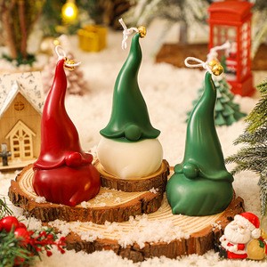 Wholesale Christmas Souvenirs, Creative Festive Atmosphere Aromatherapy Gifts, Santa-shaped Candles
