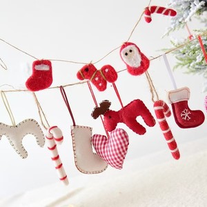 Hot Selling Wool Felt Hanging Ornaments Multiple Stylish Designs For Christmas And Chinese New Year Indoor Household Festive