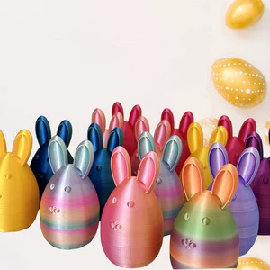 3D Easter Bunny Rabbit Toy Festive Home Decor Plastic Novelty for Easter for Kids and Adults