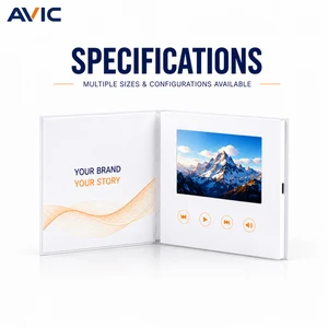 Auto Play Interactive Wedding Video Book Video Card Video Brochure Video Box Video Display Stand Invitation Gift