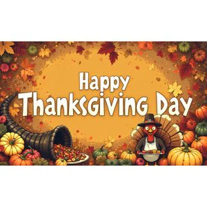 Youlun Custom Thanksgiving Background Cloth Banner Banner Decoration Wholesale Holiday Party Scene Arrangement Event Props