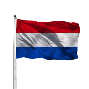 Wholesale 100% Polyester Dutch Flag Custom Size with Double Side Printing
