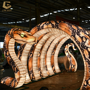 LFS-61 Large Halloween Snake Lantern - Spooky Tunnel Decoration For Outdoor Horror Festival Events
