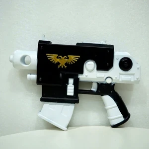 Double-Sided Reverse Mini Gun Halloween Party Mask Plastic Customized Size Popular Internet Prank for Children