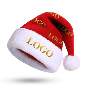 Customization New 2025 Christmas Gift Hat Glowing Snow Man Santa Claus Xmas Decoration Ornament Year Kid Adult
