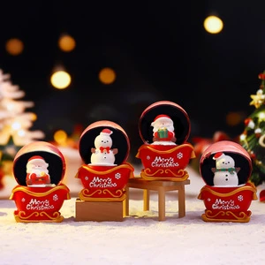 Christmas gifts, Christmas sleds, crystal balls, student and children's gifts, creative gifts, decorative luminous table
