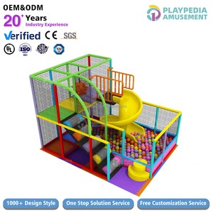 Small Mobile Soft Playground Colorful Mini Indoor Playground For Kids Soft Play Set With Slide And Ball Pit For Home School