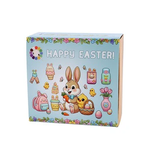 DIY24 Cartoon Colored Plastic Doll Children's Educational Drawing Toys Set for Easter Wholesale
