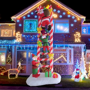 Custom LED Santa Inflatable for Christmas Yard Garden Decorations Innovative Innovations Product
