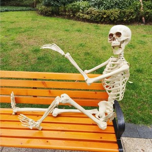 Most Popular Halloween Plastic Crafts Halloween Skeletons Decoration Haunted House Skeleton Custom Holiday Gifts Party Supplies