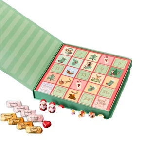 Calendar-style Embossed Coated Calendar Box - Empty Keepsake Paper Gift Box For Food