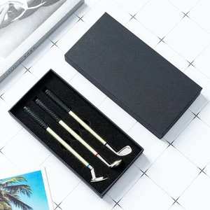 Manufacturer-Supplied Modern Metal Golf Club Gift Box for Father's Day