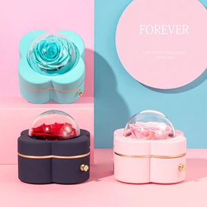 Valentine Day Gifts Mother Day Gifts Luxury Preserved Eternal Rose Forever Gift Box for Mother Girlfriend