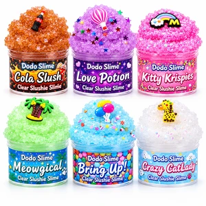 Supply 6 Colors Diy Slime Toy Super Fun Fluffy Sweet Smell Foam Slime Toy For Kids Butter Slime Kit