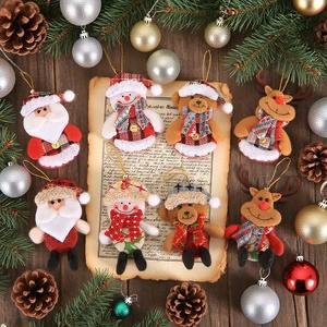 Wholesale Best-selling Classic Christmas Store Mini Dolls Decoration Ornaments 2025 Decorations Christmas Product