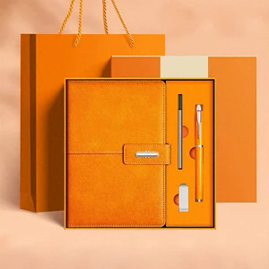 Affordable Customizable Unique Thank You Fathers Mother Day Custom Note Book Pen Gift Set Premium for Men and Women Wholesale