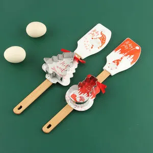 Christmas Baking Supplies Stainless Steel & Silicone Waterproof Durable Eco-Friendly Reusable