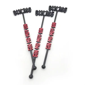 Cheap Custom Personalized Halloween Plastic Drink Coffee Stir Stick