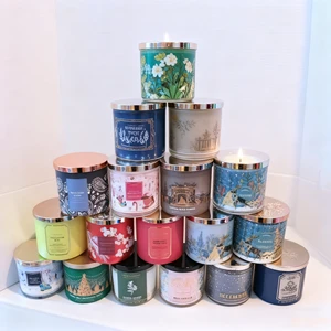 Valentine's Day Luxury Aromatherapy Scented Candles Mothers' Day Collection 3 Wick Massage Oil Fragrance Perfumadas Velas Gift