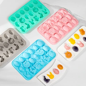 New 18-cell Easter Mold For And Egg Silicone Cake Mold Oven Safe For Chocolate And Cookie Baking