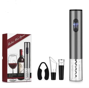 SUNWAY Top Seller Men Gift Set Electric Wine Opener Dry Battery with Branded Logo
