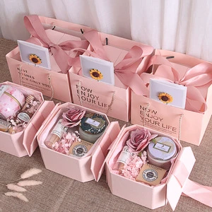 Womens Day & Mothers Day Luxury Customizable Wedding & Birthday Gift Box with LOccitane Products
