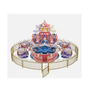 Amusement Park Direct Manufacture Amusement Rides with Funfair Park Games Rotary Venice Boat Ride for Sale