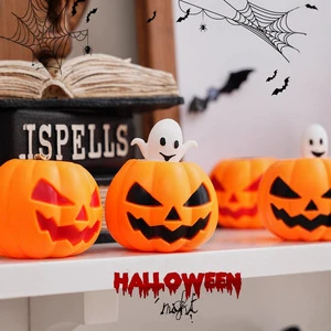 Factory High Quality Halloween Pumpkin Squishy Toy Funny Hamster Head Stress Relief Sensory Fidget Creative Gift Unisex 14 Years