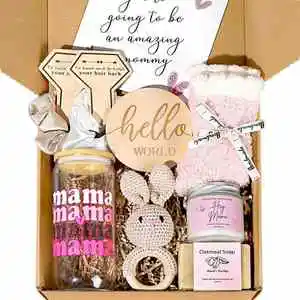 New Mom Gift Basket Baby Shower Gifts for Women Friends Expecting Mom First Mother's Day Gifts Wholesale