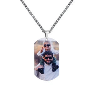 Children's New Unique Stainless Steel Gold Plated Punk Style Customizable Engraving Letter Pendant Necklace Link Chain Imitation