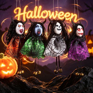 New Arrival Halloween Cloth Decorations Ghost Pumpkin Witch and Doll Party Accessories Portable Durable Fast Delivery