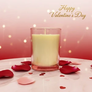 Wholesale New Design Valentine's Day Handmade Paraffin Wax Candles Unique Style Creative